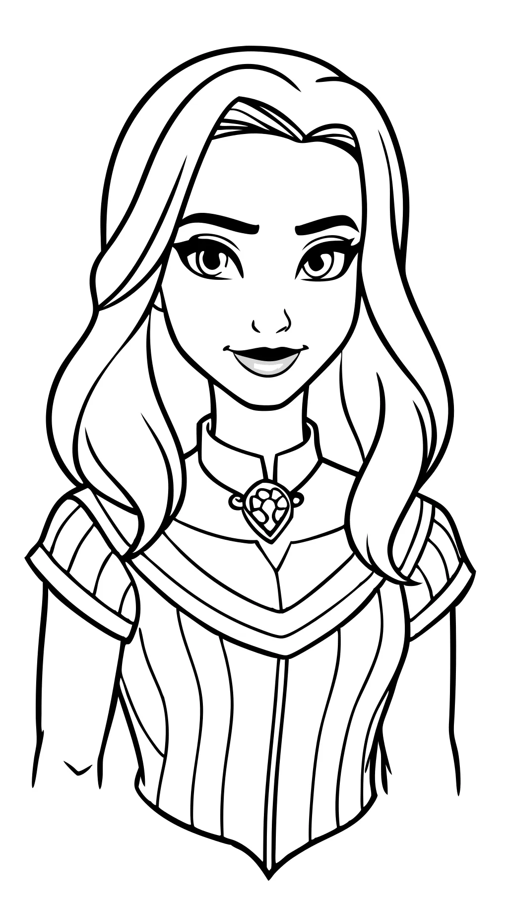 printable descendants coloring pages